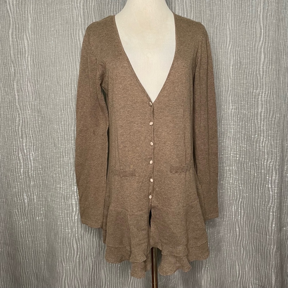 Line & Dot satin back cardigan